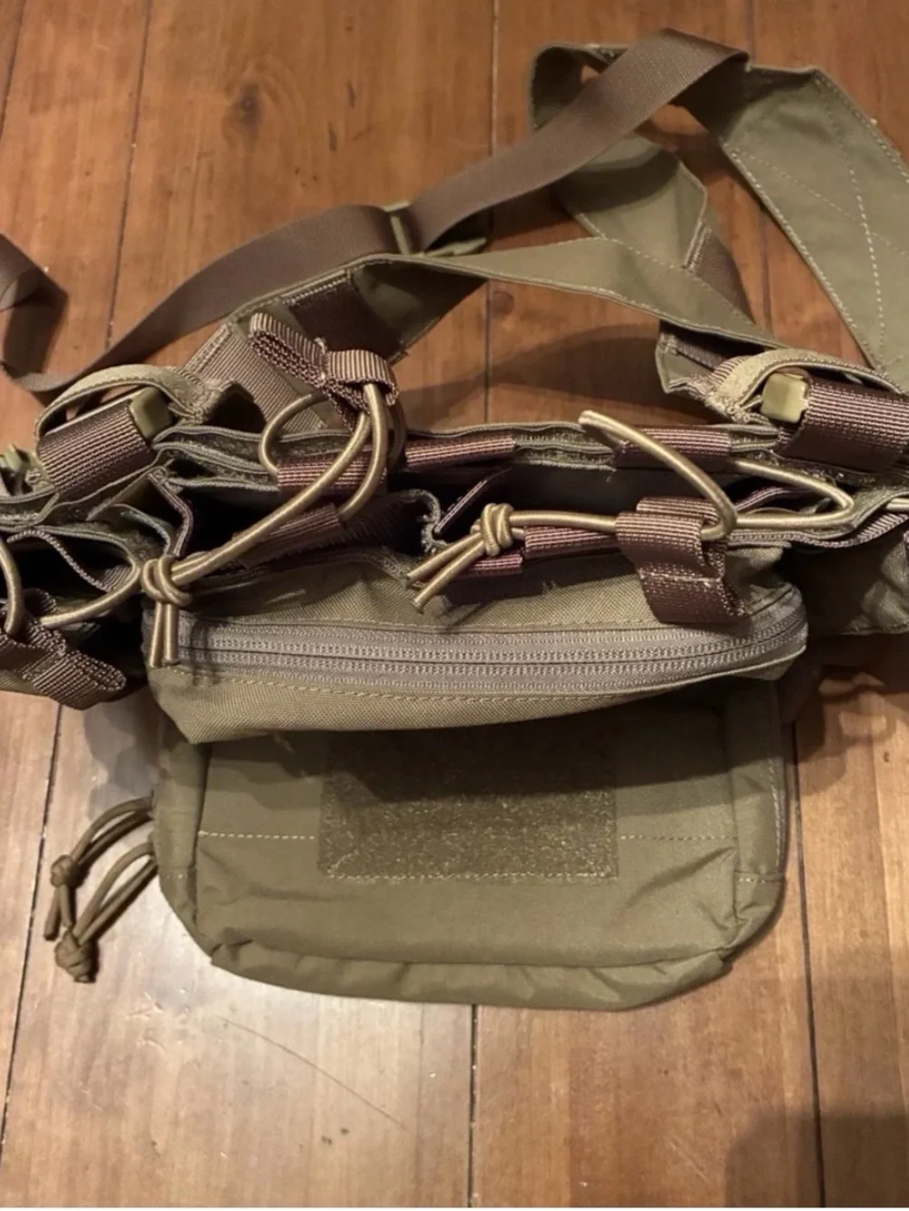 Vismix Tactical Chest Rig Adjustable  Chest Rig in Coyote Tan
